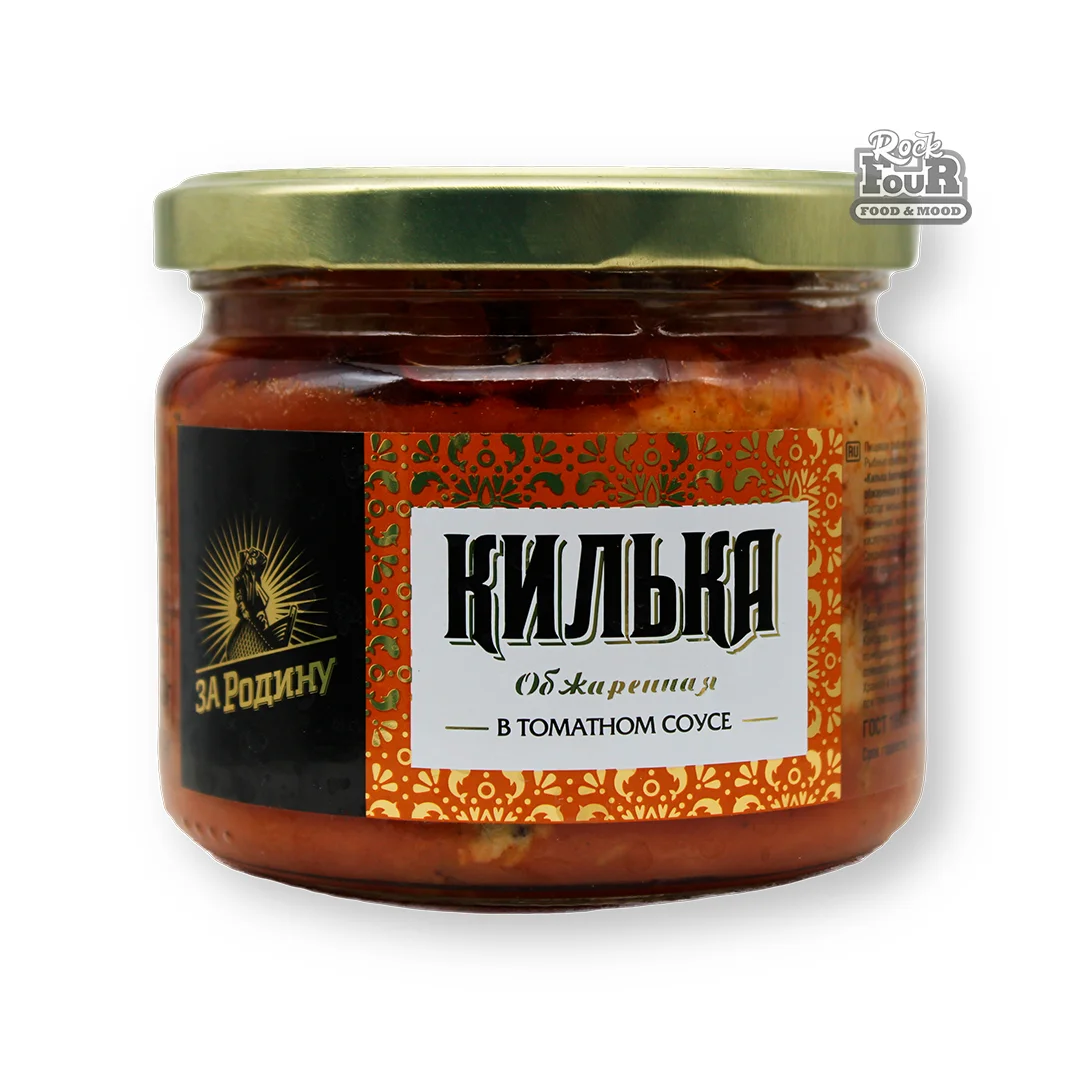 Sprat fried in tomato sauce "Za Rodinu" 270g